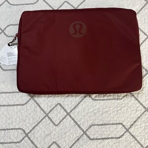 NWT Lululemon Athletica Burgundy Laptop Sleeve